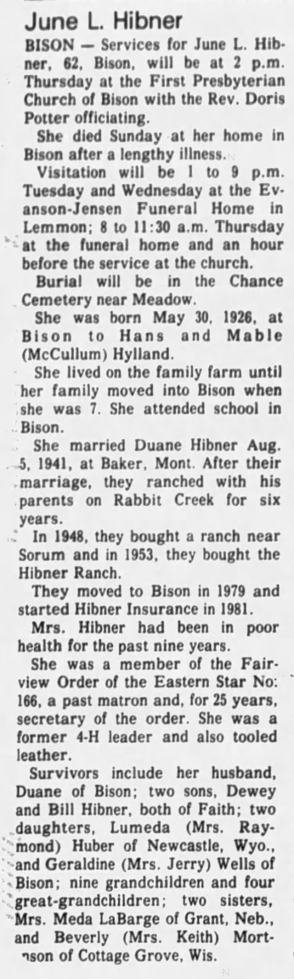 Clipping from Rapid City Journal